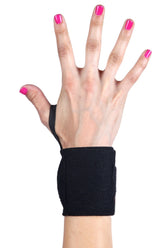 Women's Black Wrist Wraps | Black Wrist Wraps | G-Loves